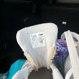 New Balance Kids Sneakers - White and Purple